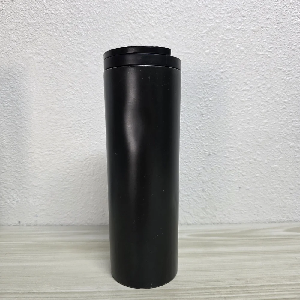 Starbucks Black Mat Tumbler Hot and Cold Drinks 16oz